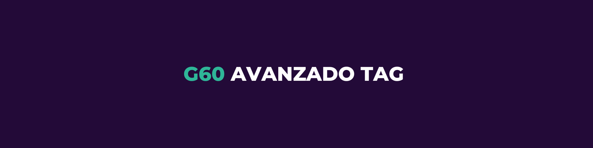 G60 AVANZADO TÉCNICOS ADMINISTRACIÓN GENERAL