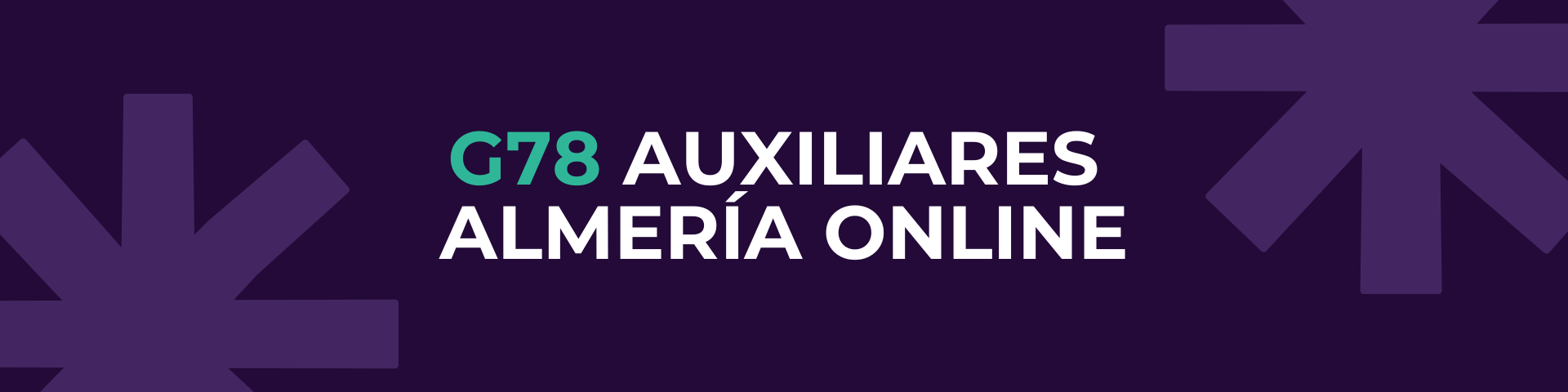 G78 AUXILIARES ALMERÍA ONLINE