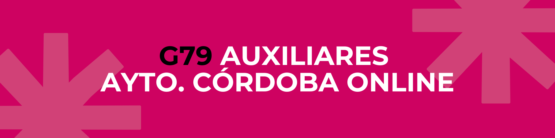 G79 AUXILIARES AYTO. CÓRDOBA ONLINE