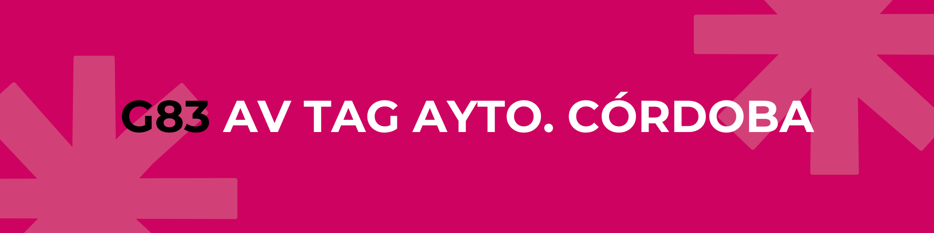 G83 AVANZADO TAG. AYTO. CÓRDOBA