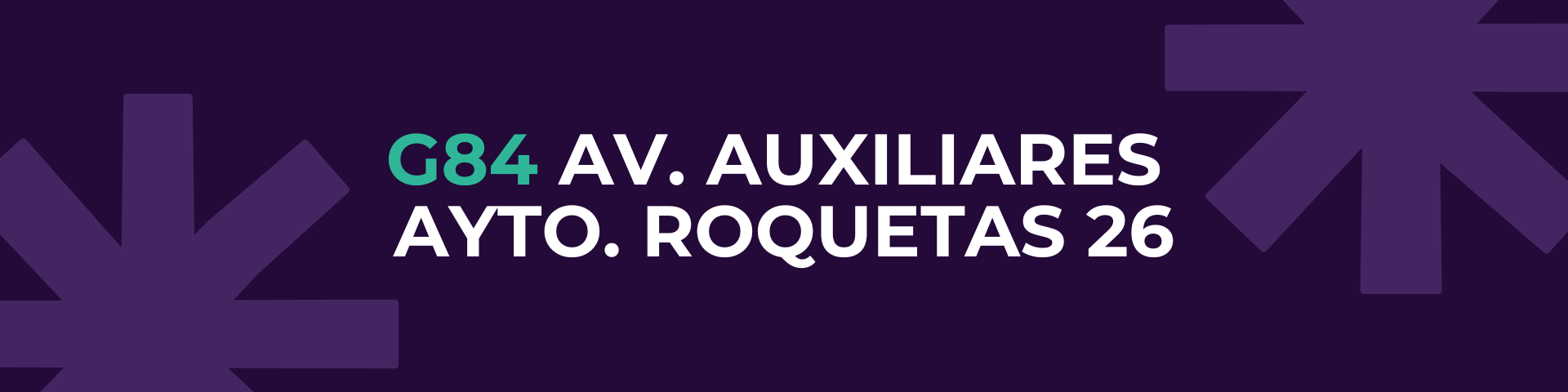 G84 AV AUX AYTO ROQUETAS