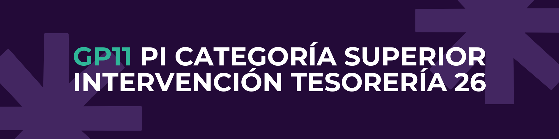 GP11 PI CATEGORÍA SUPERIOR INTERVENCIÓN TESORERÍA 26