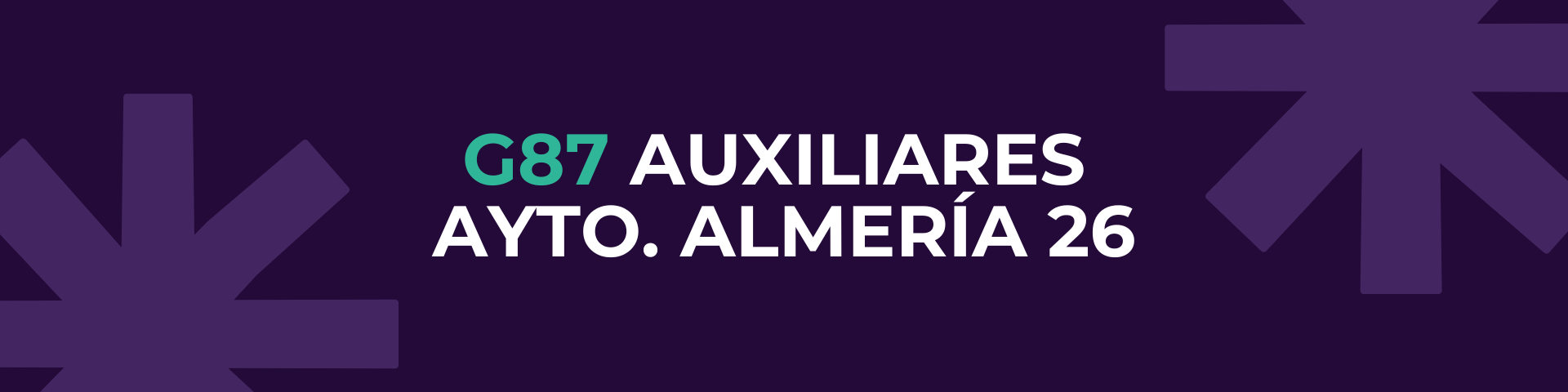 G87 AUXILIARES AYTO. ALMERÍA 26