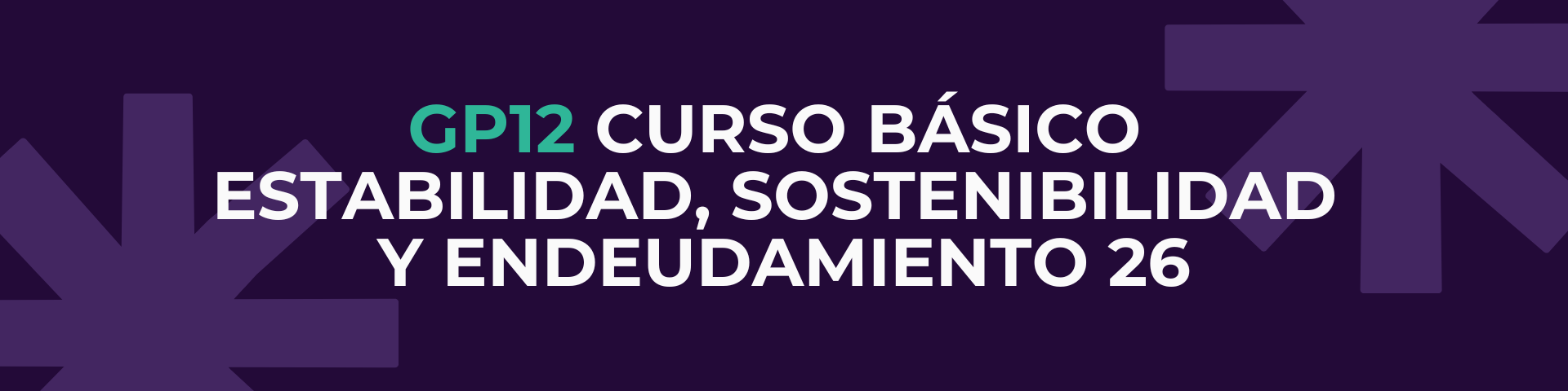 GP12 BÁSICO ESTABILIDAD, SOSTENIBILIDAD Y ENDEUDAMIENTO 26
