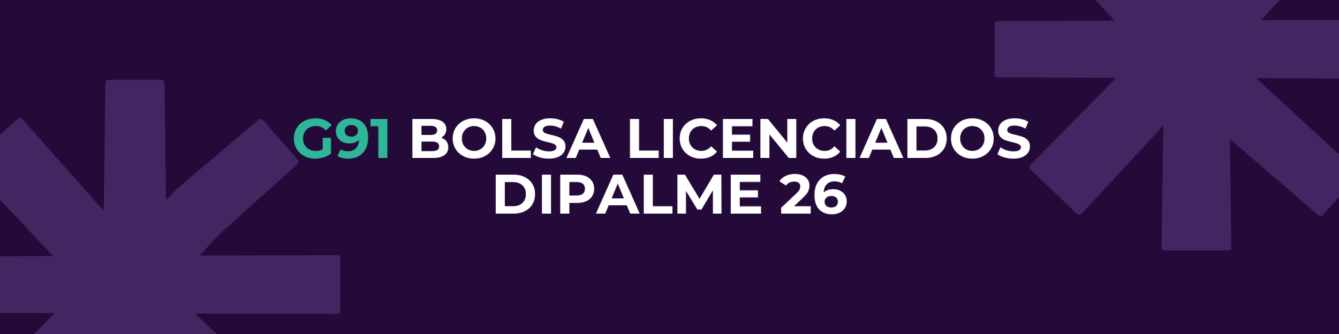 G91 BOLSA LICENCIADOS DIPALME 26